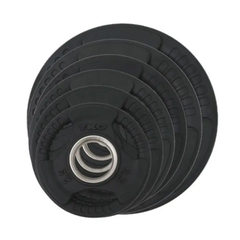 TKO PVC Olympic Tri Grip Plate Sets - 802OP