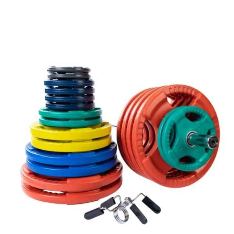 Body Solid ORCS - Color Rubber Grip Olympic Barbell Sets