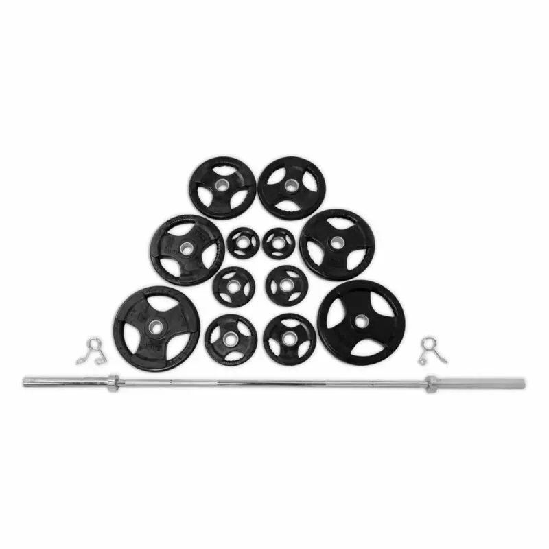 BodyKore 300lb Olympic Weight Set