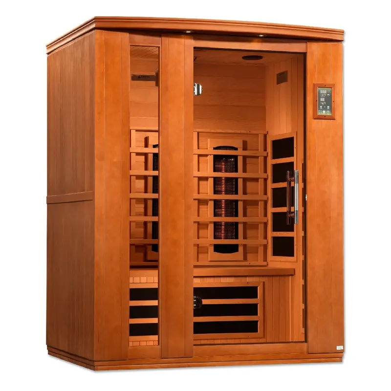 Dynamic Saunas Lugano 3 Person Full Spectrum Infrared Sauna