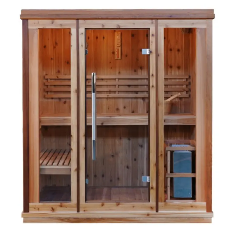 SunRay Saunas HL300TN Hampton 3-Person Traditional Sauna
