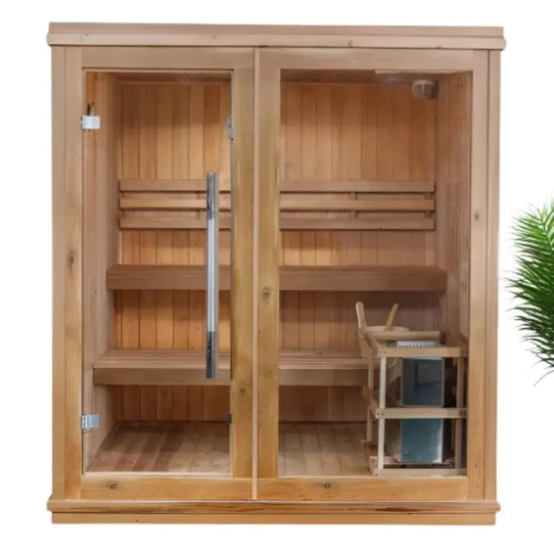 SunRay Saunas HL400TN Charleston 4 Person Traditional Sauna