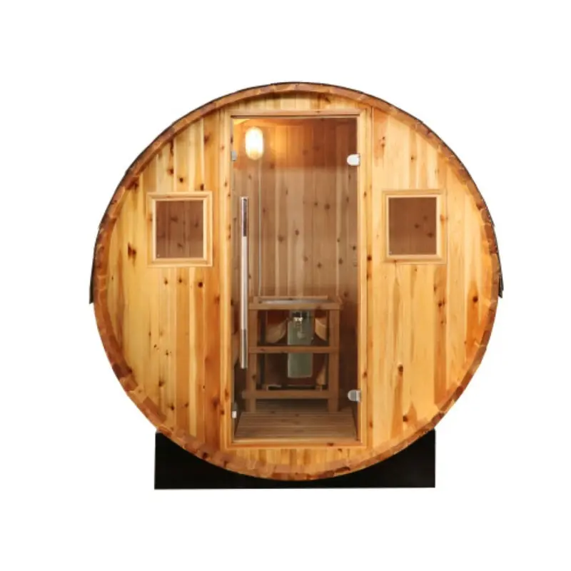 Sunray Saunas Solace 200SH 2 Person Traditional Barrel Sauna