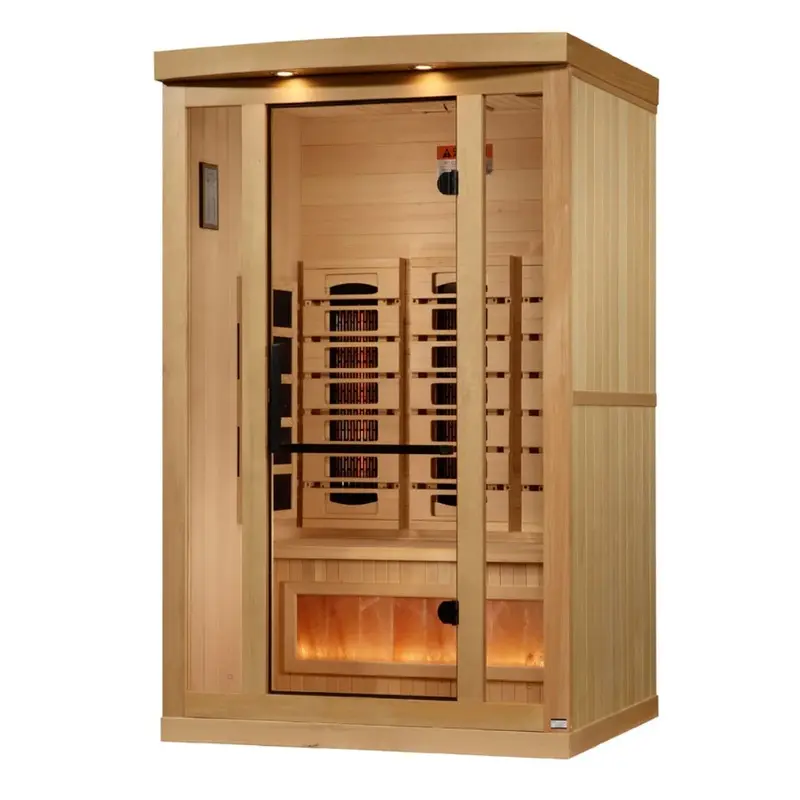 Golden Designs 2-Person Full Spectrum Near Zero EMF Infrared Sauna