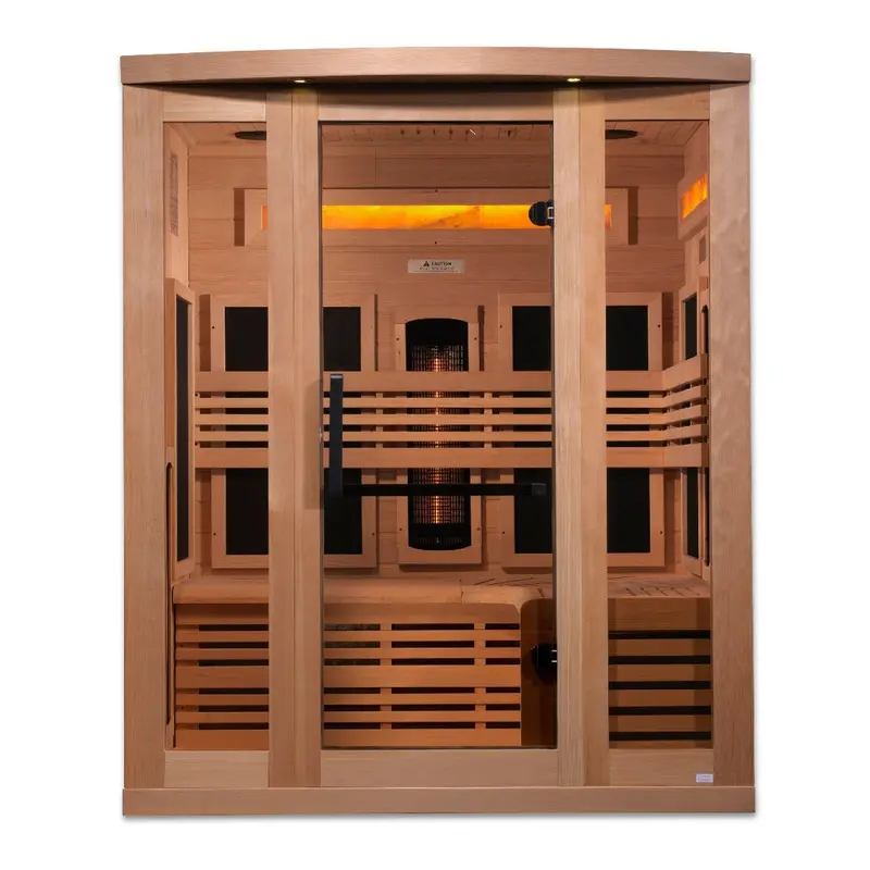 Golden Designs 3-Person Full Spectrum Infrared Sauna - (GDI-8230-01)