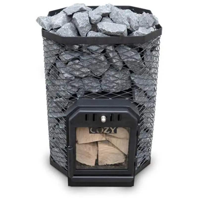 Cozy Heat Thru-Wall Wood Burning Sauna Stove