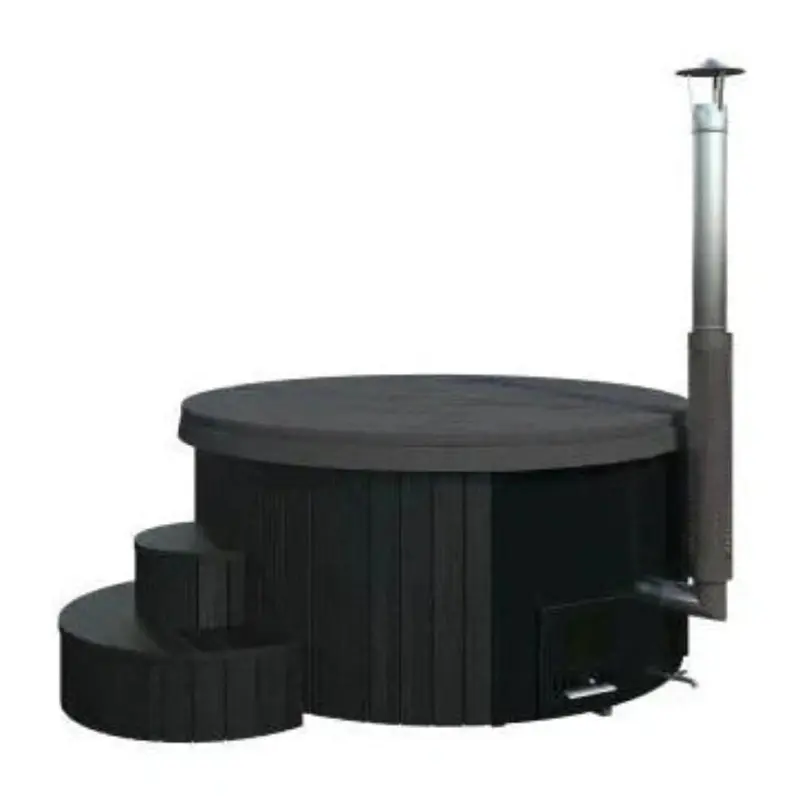SaunaLife Model S4 Soak Series 6 Person Wood-Fired Hot Tub
