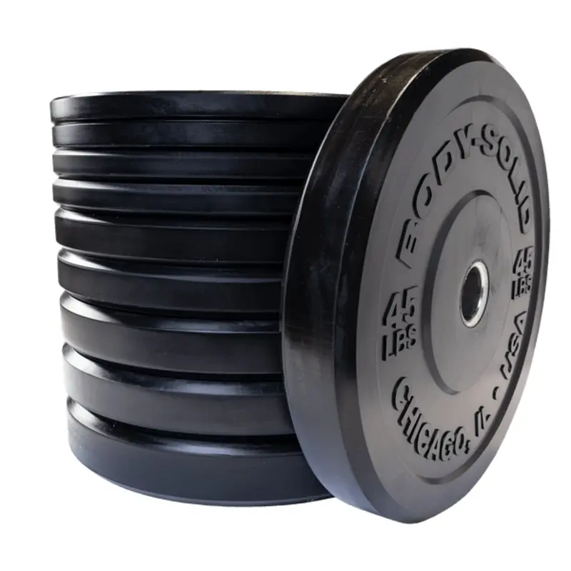 Body Solid Extreme Chicago Bumper Plates 260 Lb. Set