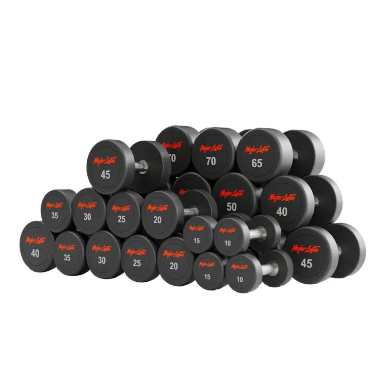 Major Fitness Urethane Dumbbell Set