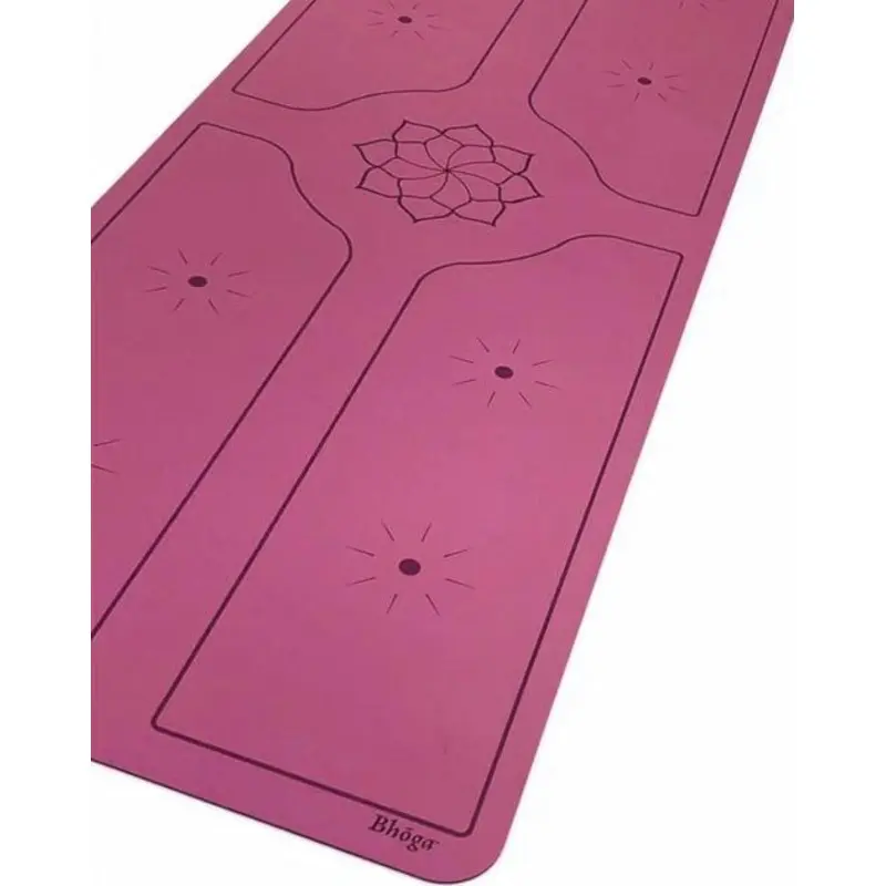 Bhoga Premium Lotus Sun Alignment Yoga Mat - Pink | Prosportsae