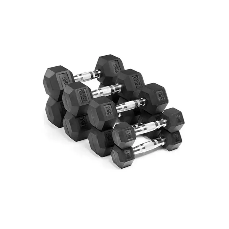 1441 Fitness Hex Dumbbells Set - 2.5 Kg to 10 Kg