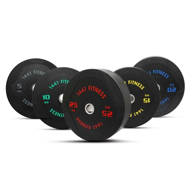 1441 Fitness PU Bumper plate - 5 Kg to 25 Kg