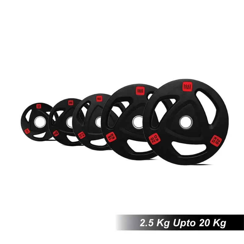 1441 Fitness Tri Grip Olympic Plates 2.5 Kg to 20 Kg