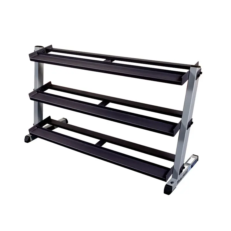 Body Solid Dumbbell Rack GDR60 - 3 Tier for 14 Dumbbell Pairs