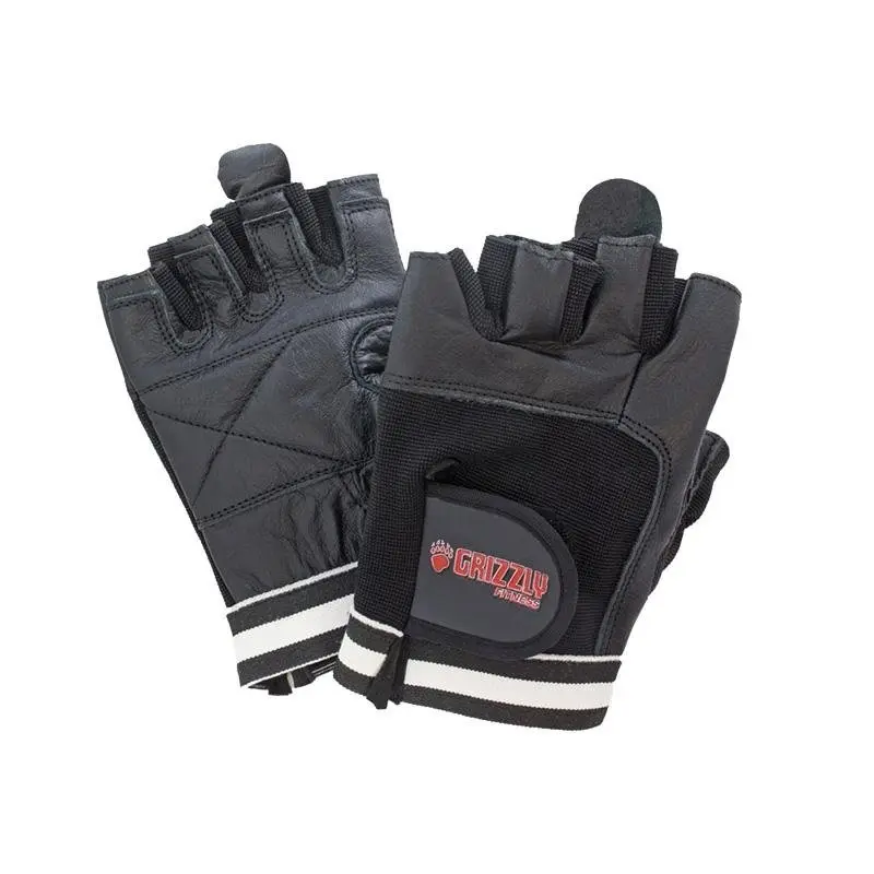 Grizzly Paw Premium Leather Padded Weight Training Men's Gloves- 8738-04