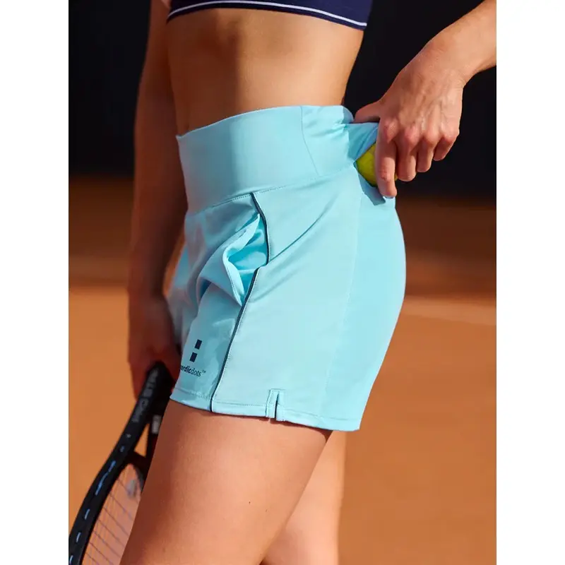Nordicdots Club Tennis Shorts for Women - Aqua