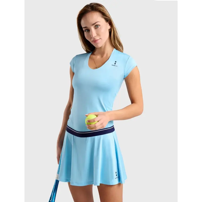 Nordicdots Womens Tennis Tshirt- Sky Blue