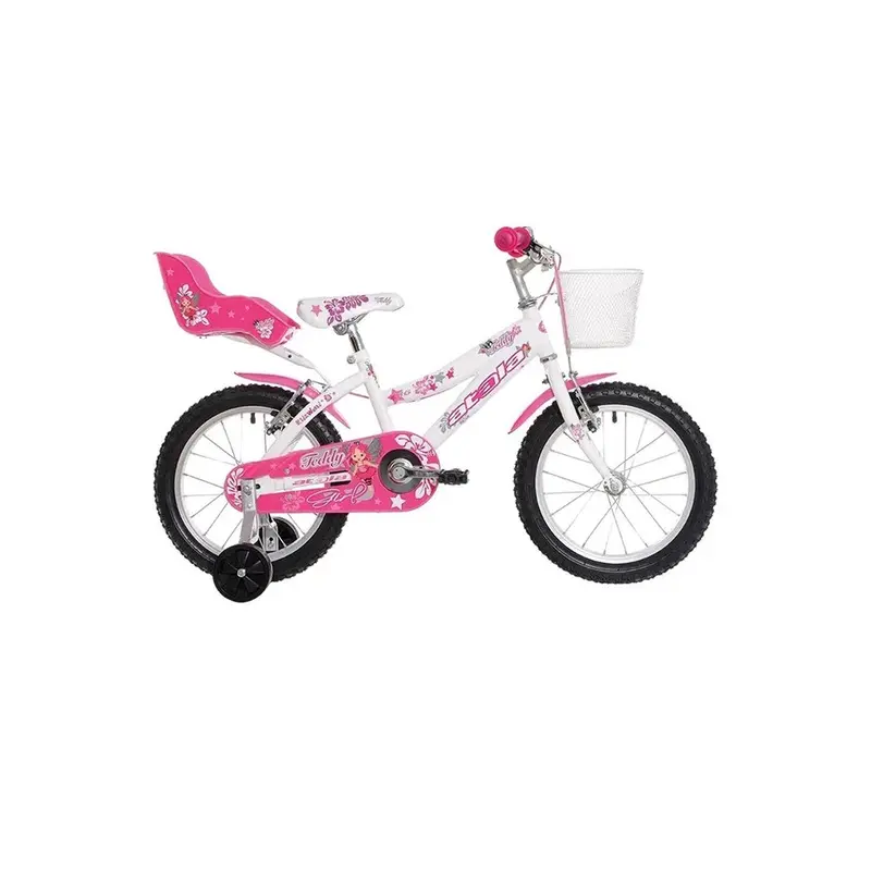 Atala Bicycle Teddy Girl-16 White Or Rosa