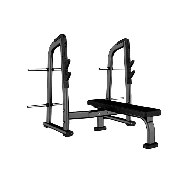 1441 Fitness Olympic Flat Bench Black - 41FF43B