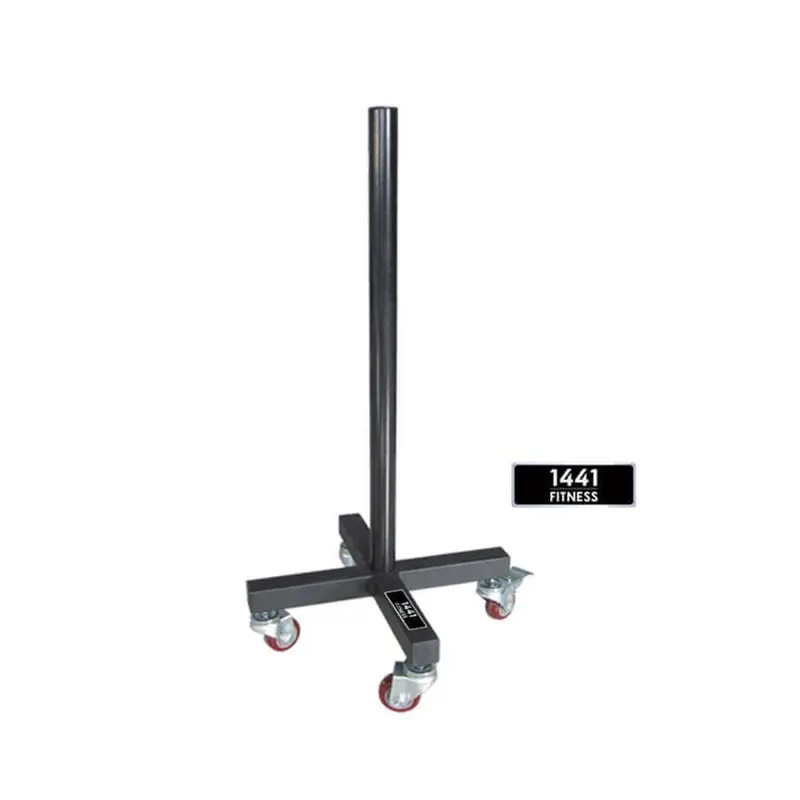 1441 Fitness Bumper Plates Trolley with Wheels