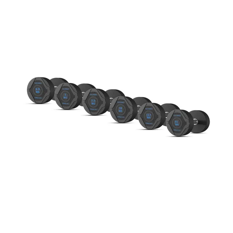 1441 Fitness PU Round Dumbbell Set - 2.5 Kg to15 Kg
