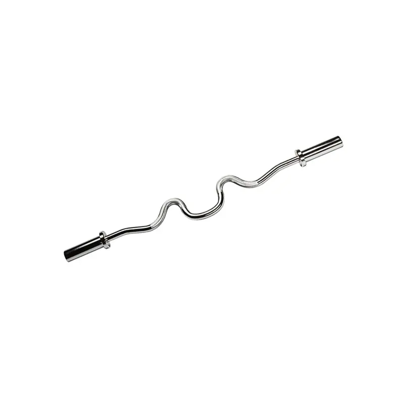 Apus Poland 4 Ft Premium Curl Bar with one Pair Collar