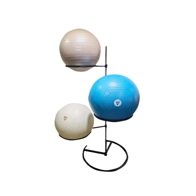 1441 Fitness 3 pcs Gym Ball  Rack