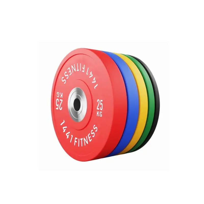 1441 Fitness Competition Rubber Bumper Plates - (5 KG to 25 KG)