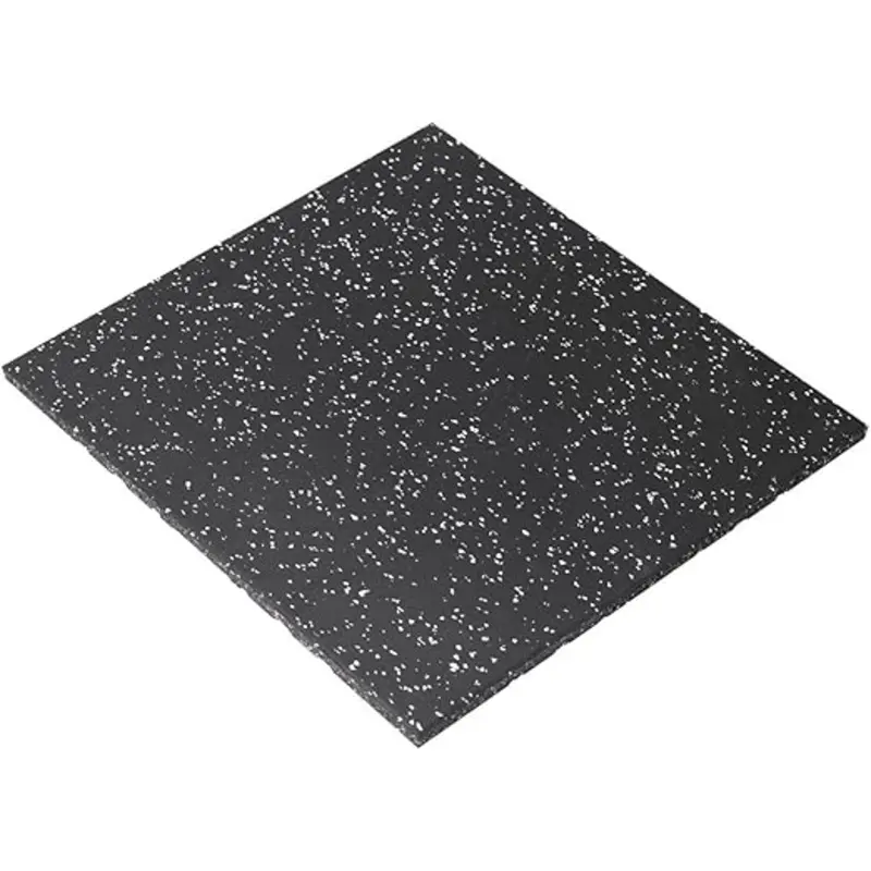 1441 Fitness Commercial Rubber Flooring for Gym 20 mm - 100 x 100 CM Speckled White