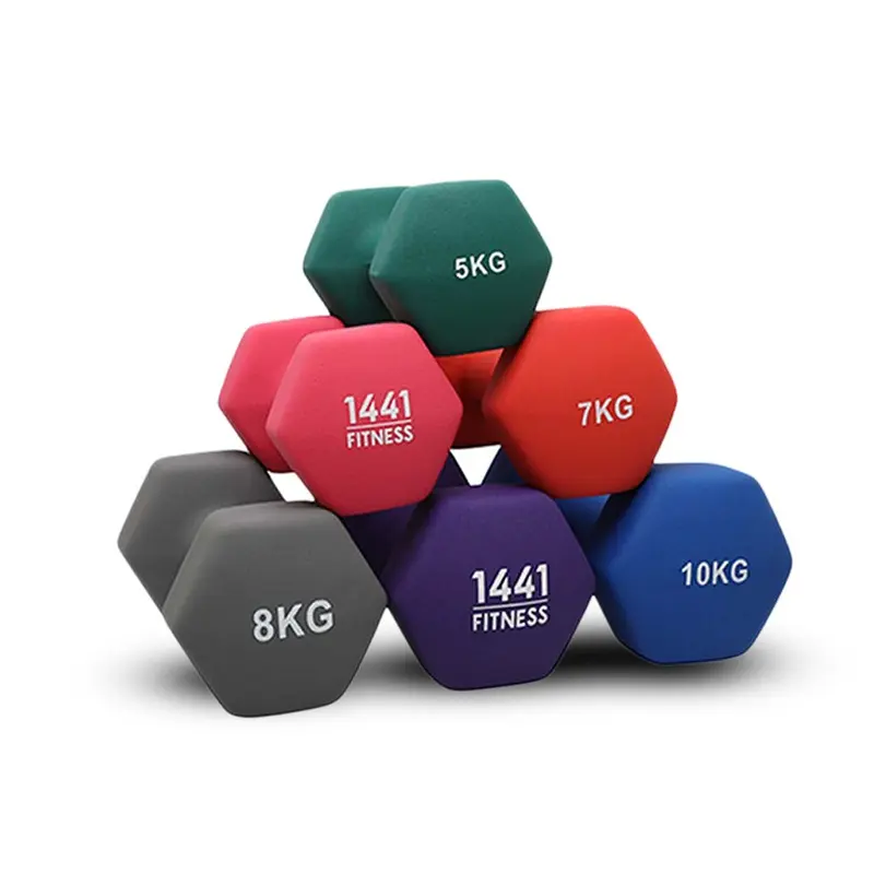 1441 Fitness Neoprene Dumbbells 1 to 10 KG