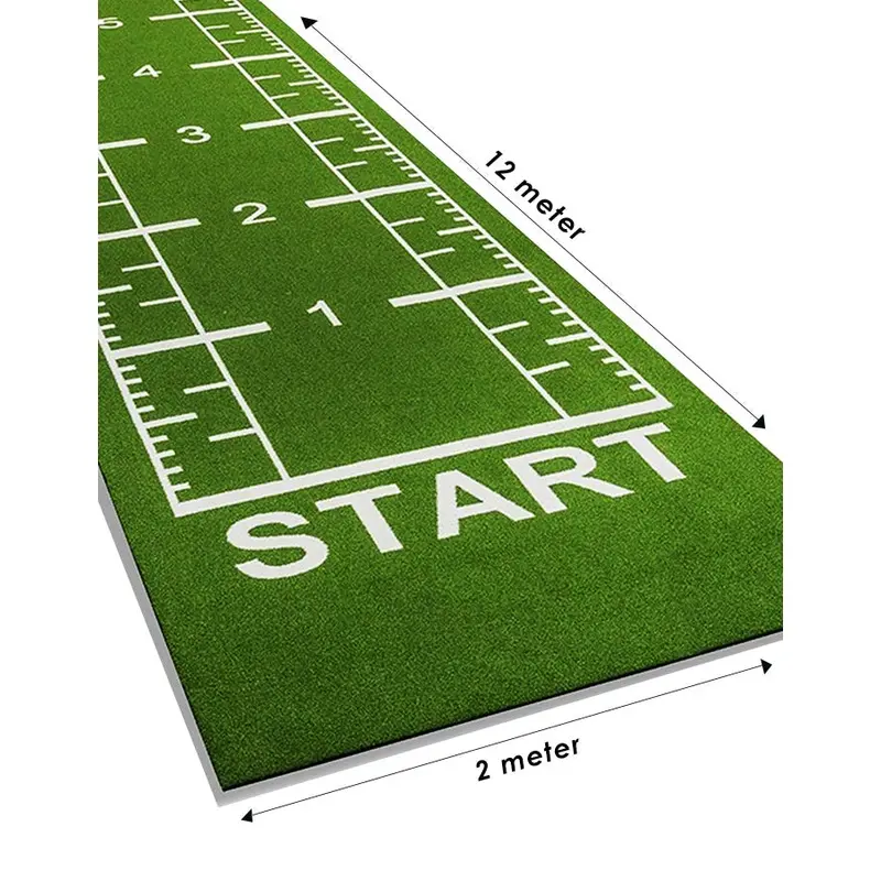 Sled Track Grass with Marking - 10 x 2 Meters (Green)