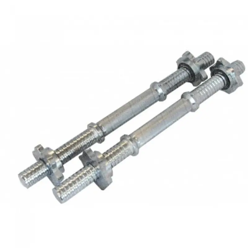 Solid Chromed 16 Spinlock Dumbbell Handles, Pair (28mm diameter)