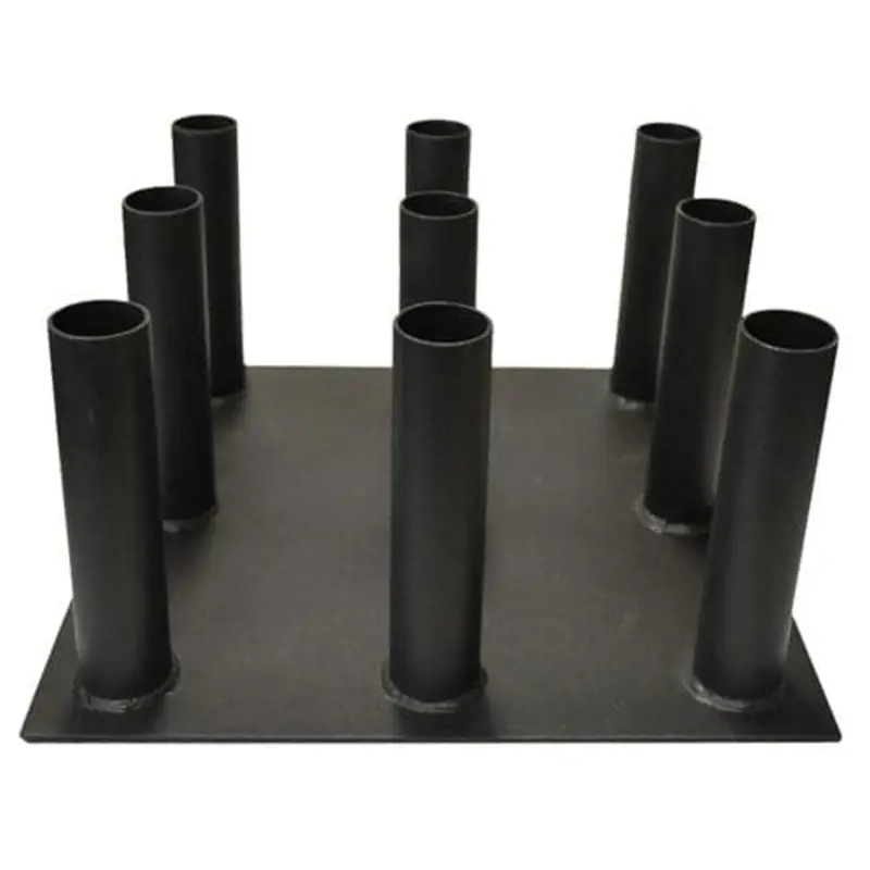 Olympic Size Vertical Bar Holder  9 Holes Barbell Storage Rack