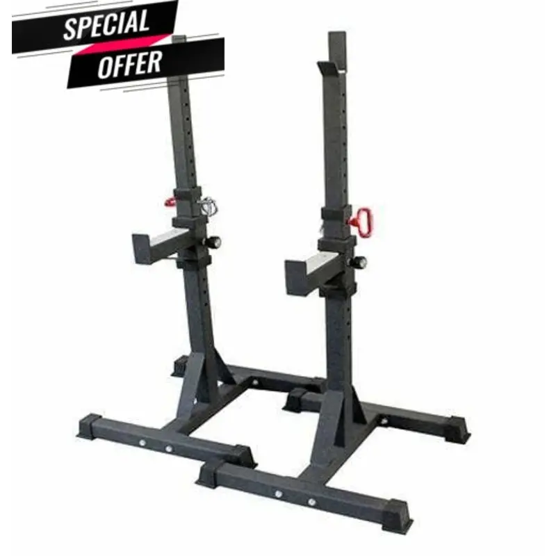 Morgan Adjustable Commercial 2-Pcs Squat & Bench Stand (600kgs)