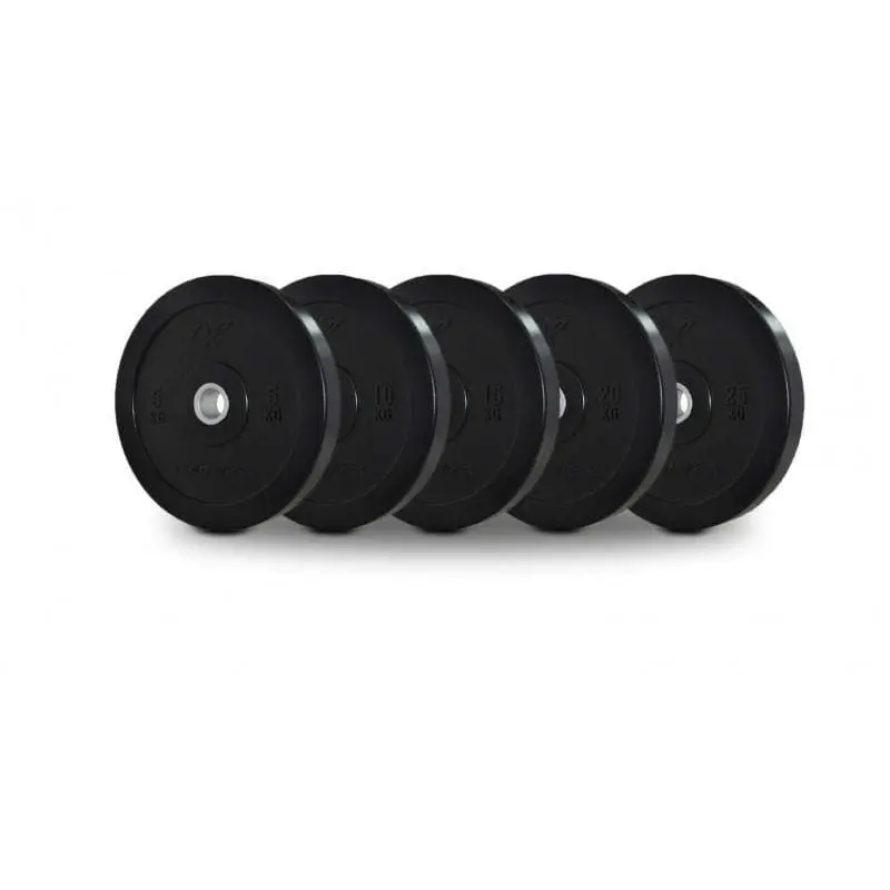 SPECIAL DEAL: PREMIUM-GRADE BUMPER PLATES - BLACK, SOLD IN PAIRS from $5.60//KG