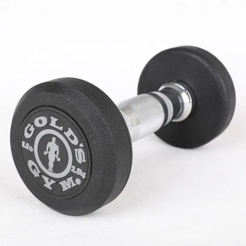 CLEARANCE: GOLD'S GYM PREMIUM RUBBER DUMBBELLS, Sold in Pairs