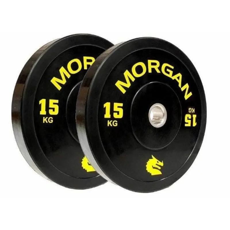 Morgan 15kg Olympic Bumper Plates (Pair)