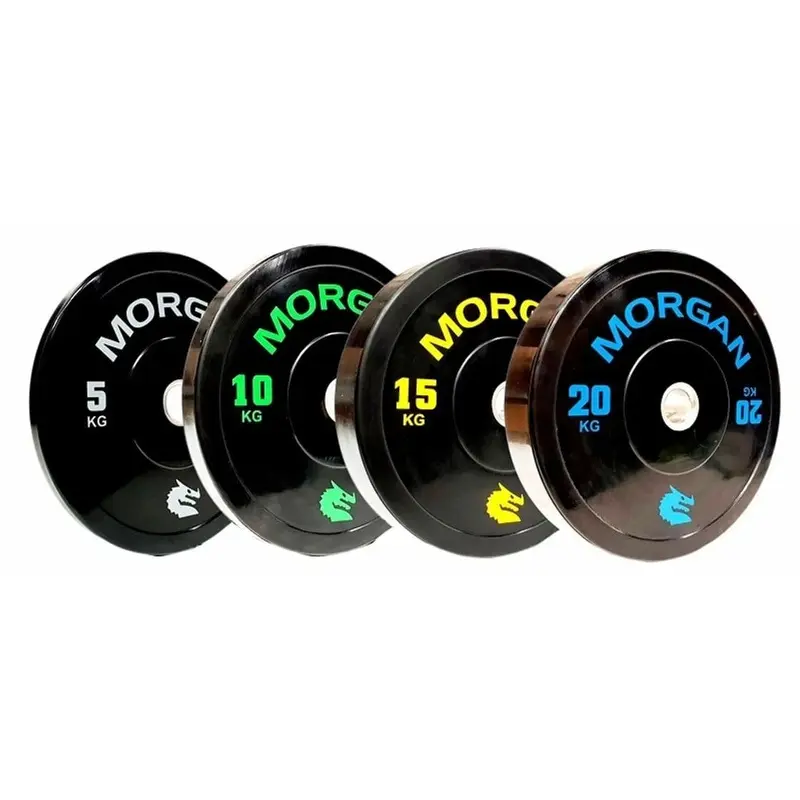 PACKAGE DEAL - 100KG MORGAN OLYMPIC BUMPER PLATE PACK *