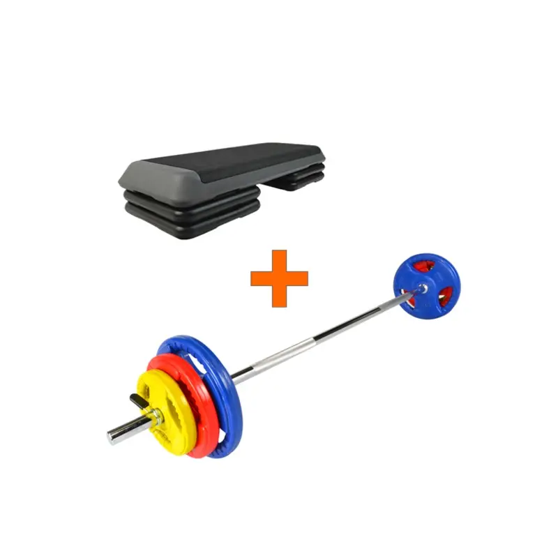 SALE: Morgan Aerobic Commercial Step & Morgan 23.5kg Pump Set Combo
