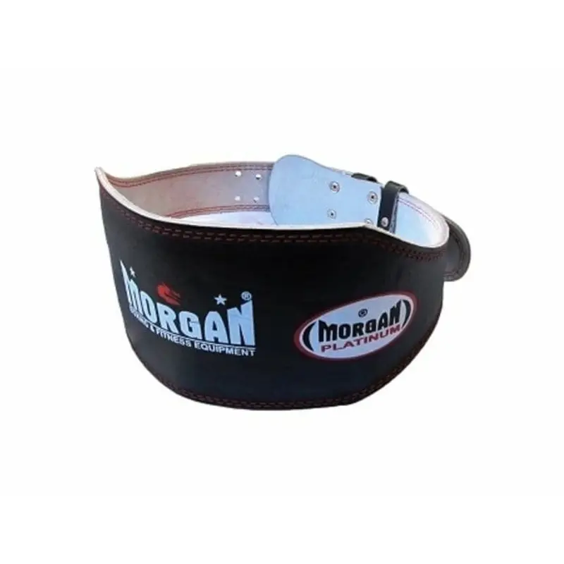 MORGAN PLATINUM 15CM WIDE LEATHER WEIGHT LIFTING BELT