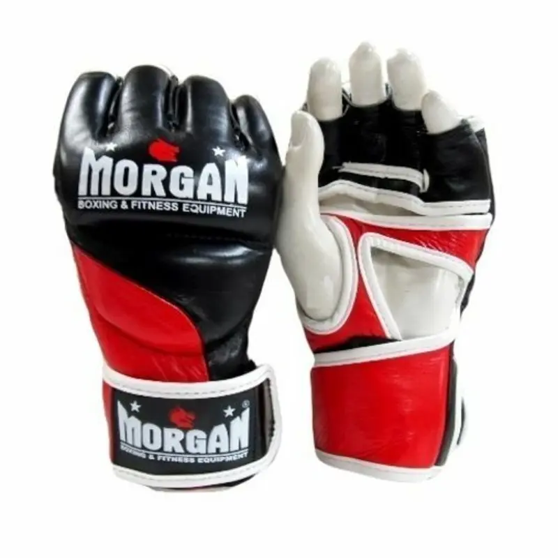 Morgan V2 Platinum Leather MMA Gloves