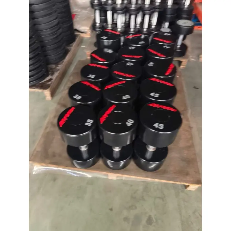 Professional P.U Dumbbell Set, 32.5kgs to 50kgs