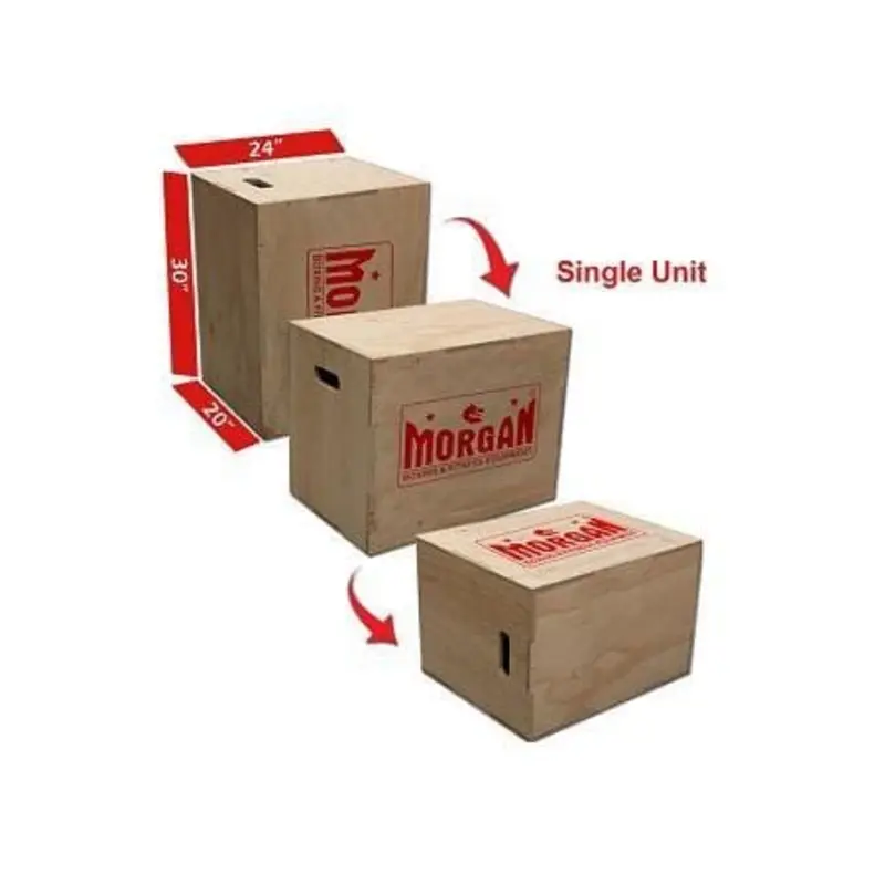MORGAN 3 IN 1 CROSS FUNCTIONAL FITNESS WOODEN BOX