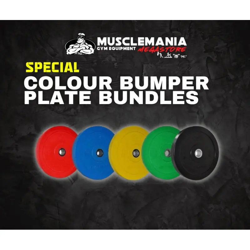 SPECIAL DEAL: Bodyworx Premium Grade Colour Olympic Bumper Plate Bundles