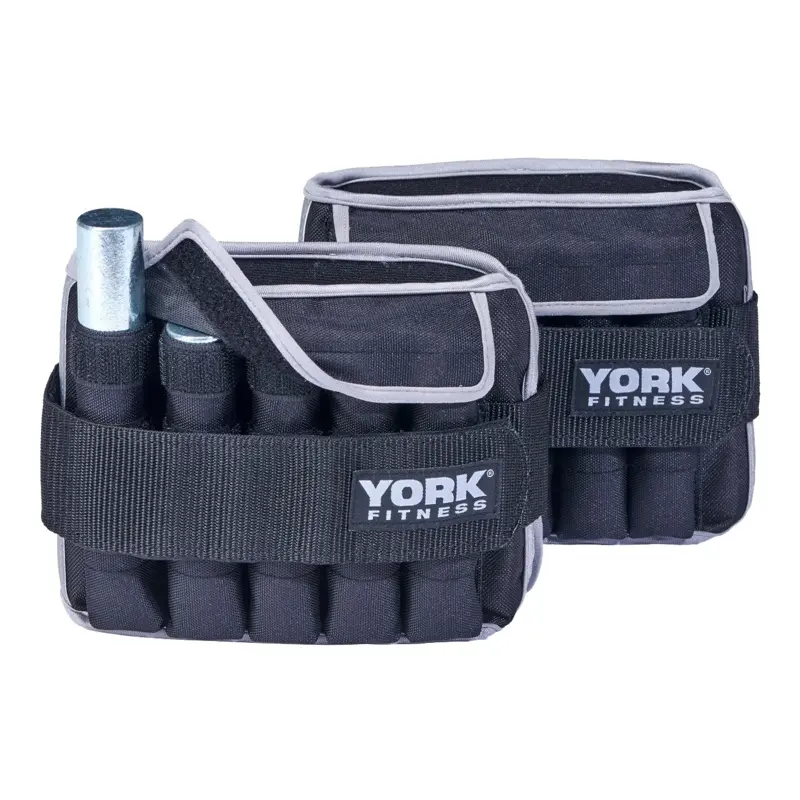York Fitness Adjustable Ankle/Wrist weights 2 x 5KG