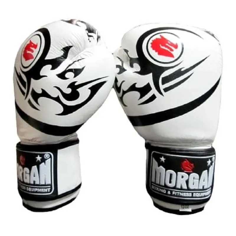 MORGAN ELITE BOXING & MUAY THAI LEATHER GLOVES (8 -12 & 16oz)