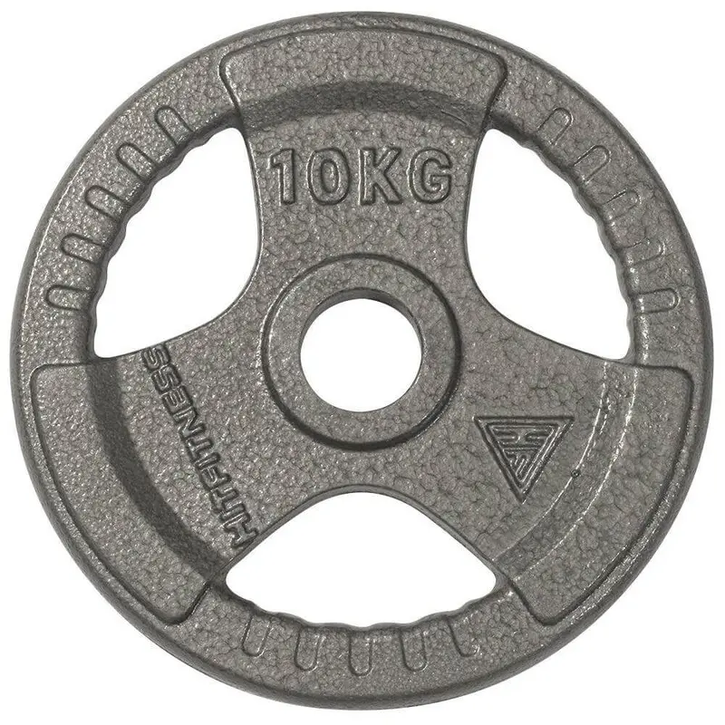 Olympic Cast Iron Tri-Grip Disc | 10kg