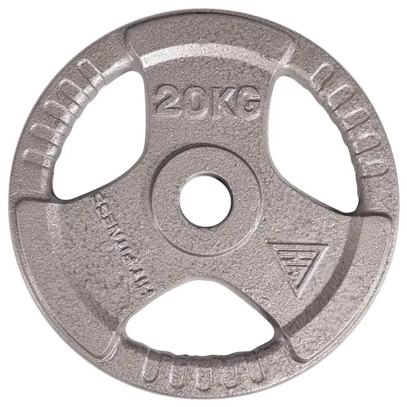 Olympic Cast Iron Tri-Grip Disc | 20kg