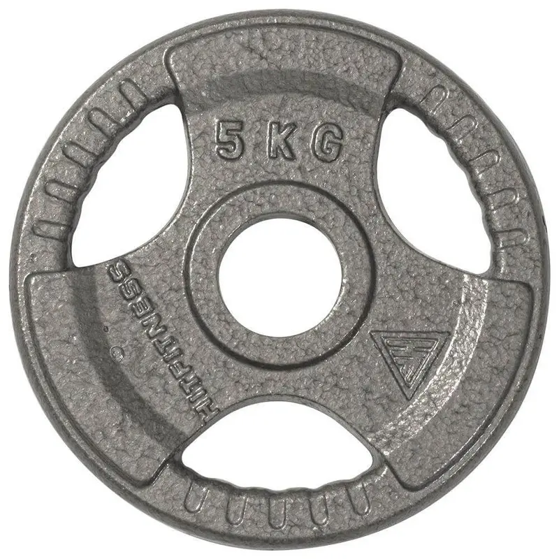 Olympic Cast Iron Tri-Grip Disc | 5kg