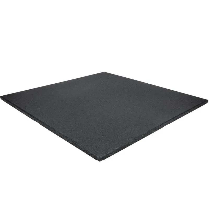 Hit Fitness Flat Connect Gym Flooring | 1m x 1m x 20mm | Black